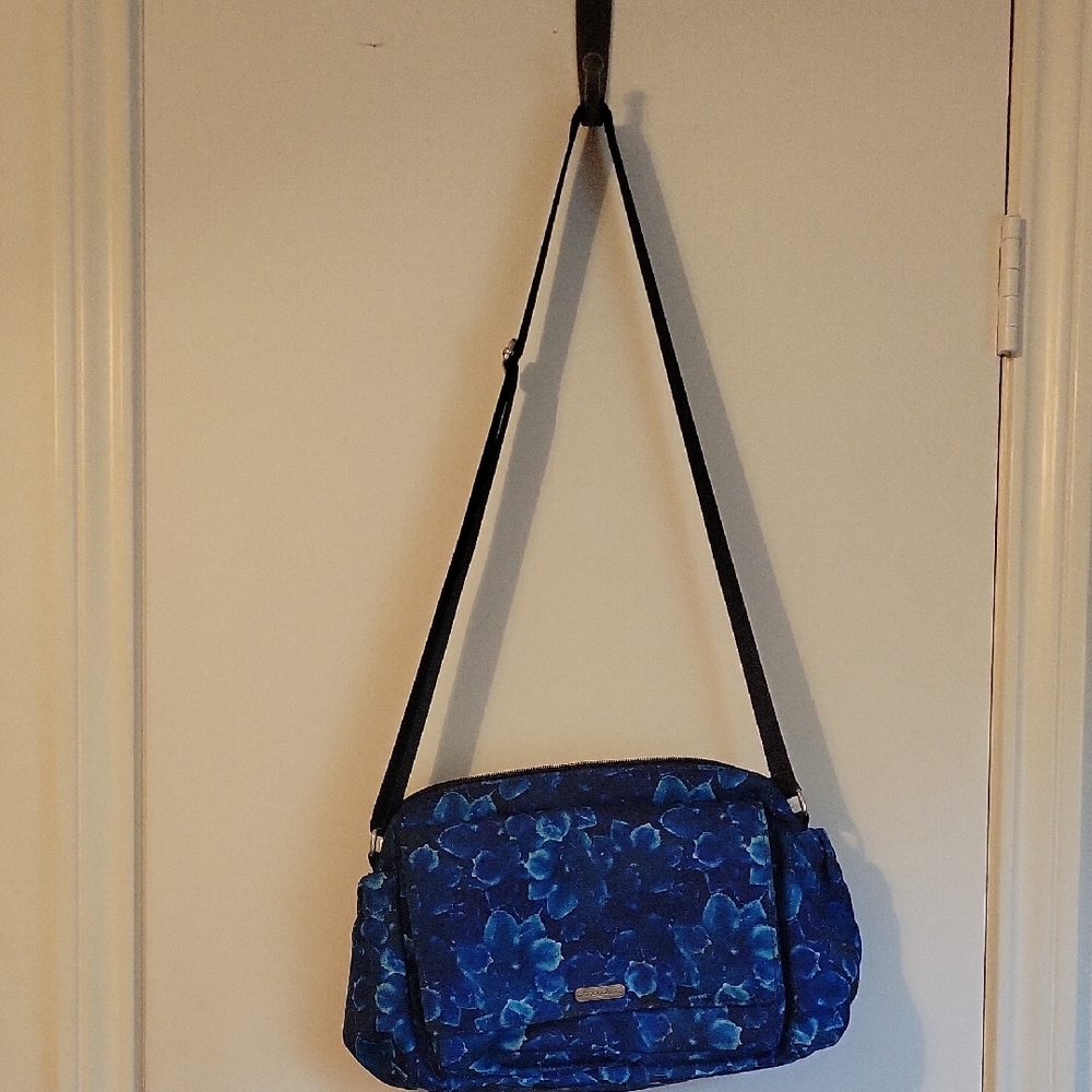 Baggallini Blue Floral Crossbody bag